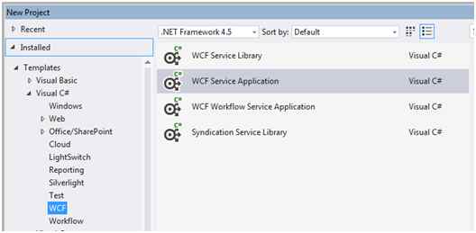 wcf service application
